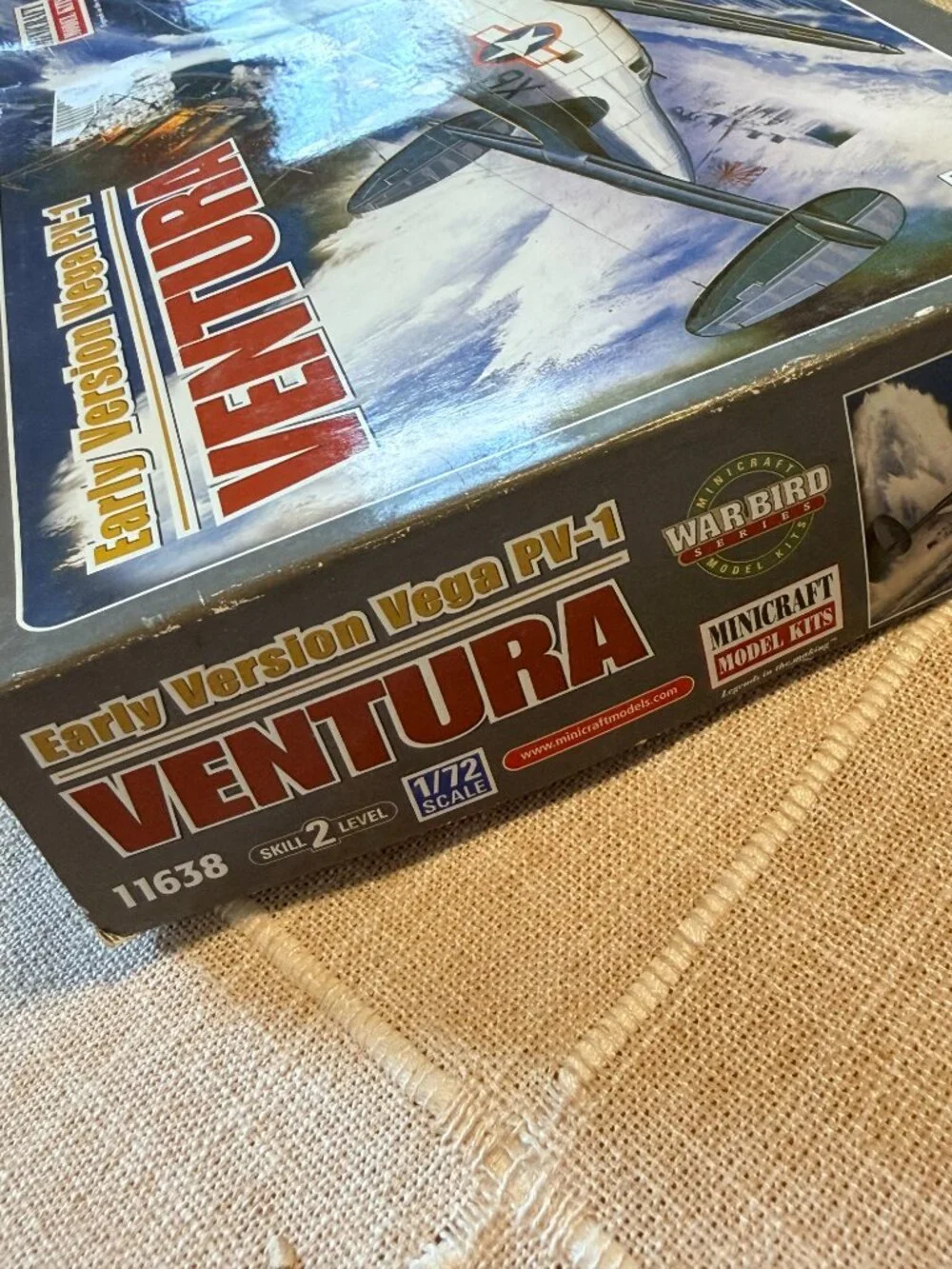 Vintage Toy Academy Ventura Minicraft 1_72 Scale Early Version Vega PV-1